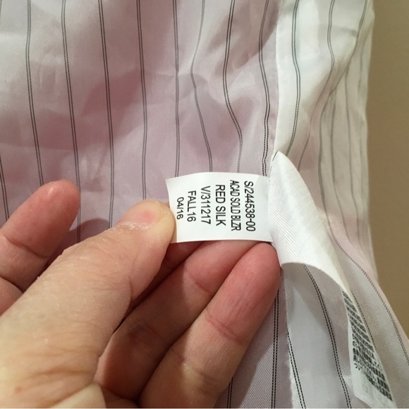 Banana Republic Jacket size 0 Red Single Breasted Blazer jacket - Picture 9 of 9